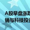 A股早盘涨跌互现，3954股半日收涨 数字营销与科技投资成焦点