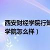 西安财经学院行知学院2020年招生简章（西安财经学院行知学院怎么样）