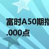 富时A50期指连续夜盘收跌0.10%，报11539.000点