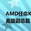 AMD任命Keith Strier为全球人工智能市场高级副总裁