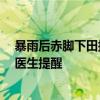 暴雨后赤脚下田接触了老鼠尿，30岁广东小伙住进了ICU！医生提醒