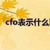 cfo表示什么职位（cfo是什么职位么职位）