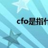 cfo是指什么职位（cfo是什么意思）