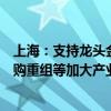 上海：支持龙头金融科技企业立足主业，通过吸收合并、并购重组等加大产业链资源整合力度