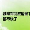 魏建军回应销量下滑 ：长城跌出前十也不怕，排名靠前的大都亏钱了