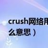 crush网络用语什么意思（crush当网名有什么意思）