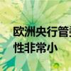 欧洲央行管委西姆库斯：10月份降息的可能性非常小