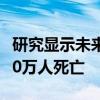 研究显示未来25年抗生素耐药性或致全球3900万人死亡