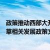 政策推动西部大开发形成新格局！已有西部省份开始研究起草相关发展政策文件