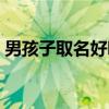 男孩子取名好听的字（男孩起名字好听的字）