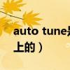 auto tune是什么意思（tune是什么意思车上的）