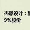 杰恩设计：股东冉晓凤拟减持不超过0.166139%股份