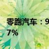 零跑汽车：9月交付33767台，同比增长113.7%