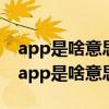 app是啥意思代表什么物流app容易操作吗（app是啥意思）