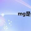 mg是什么单位（mg是什么）