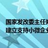 国家发改委主任郑栅洁：国家发改委已与金融监管总局牵头建立支持小微企业融资协调机制