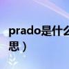 prado是什么意思中文翻译（prado是什么意思）