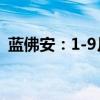 蓝佛安：1-9月发行新增专项债券3.6万亿元