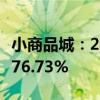 小商品城：2024年第三季度净利润同比增长176.73%