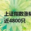 上证指数涨幅扩大至2% 沪深京三市上涨个股近4800只