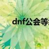 dnf公会等级划分名称（dnf公会称号）