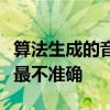 算法生成的音乐推荐对于硬摇滚听众来说可能最不准确